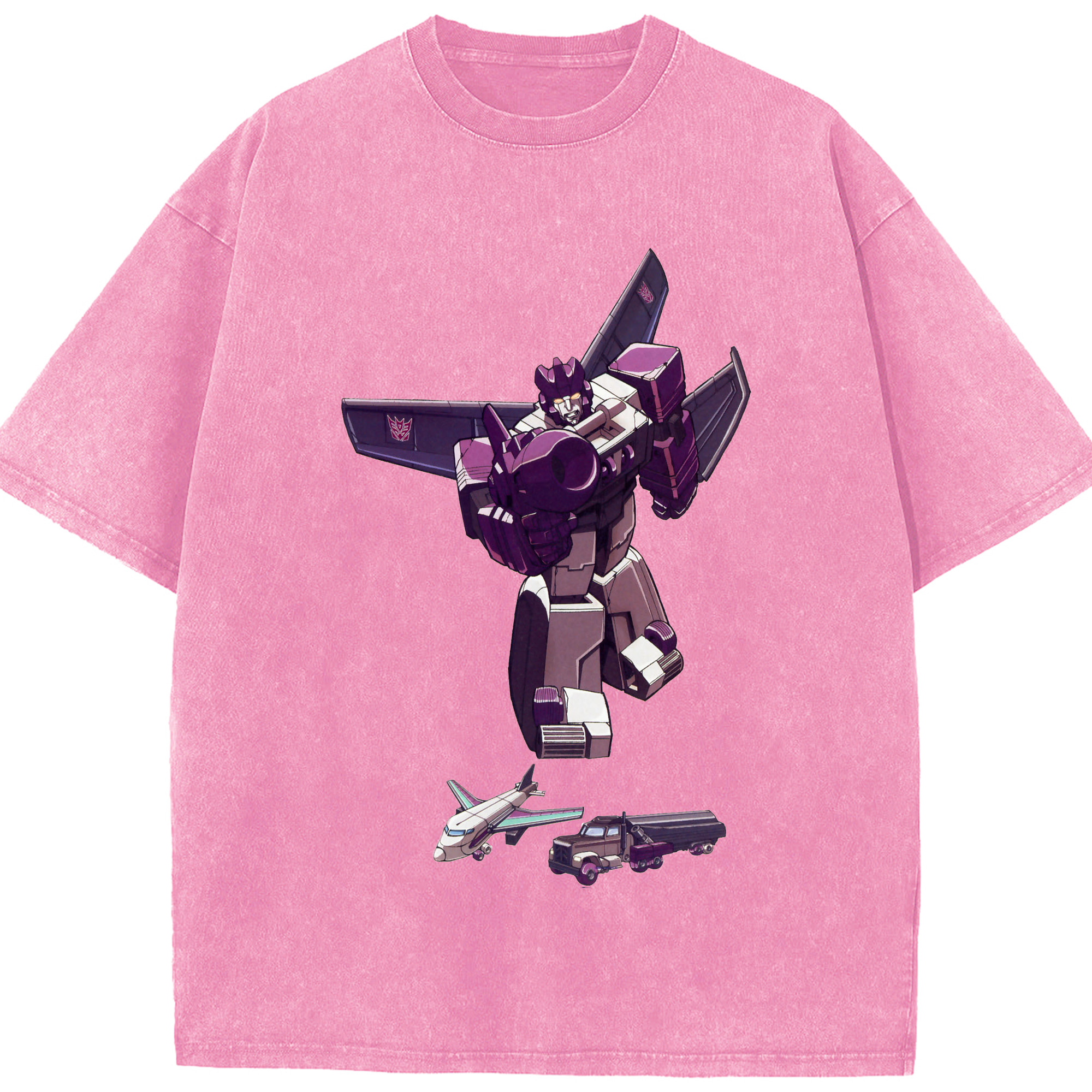（画像用）  綿100% ヴィンテージ風 半袖Tシャツ（フロントプリント）